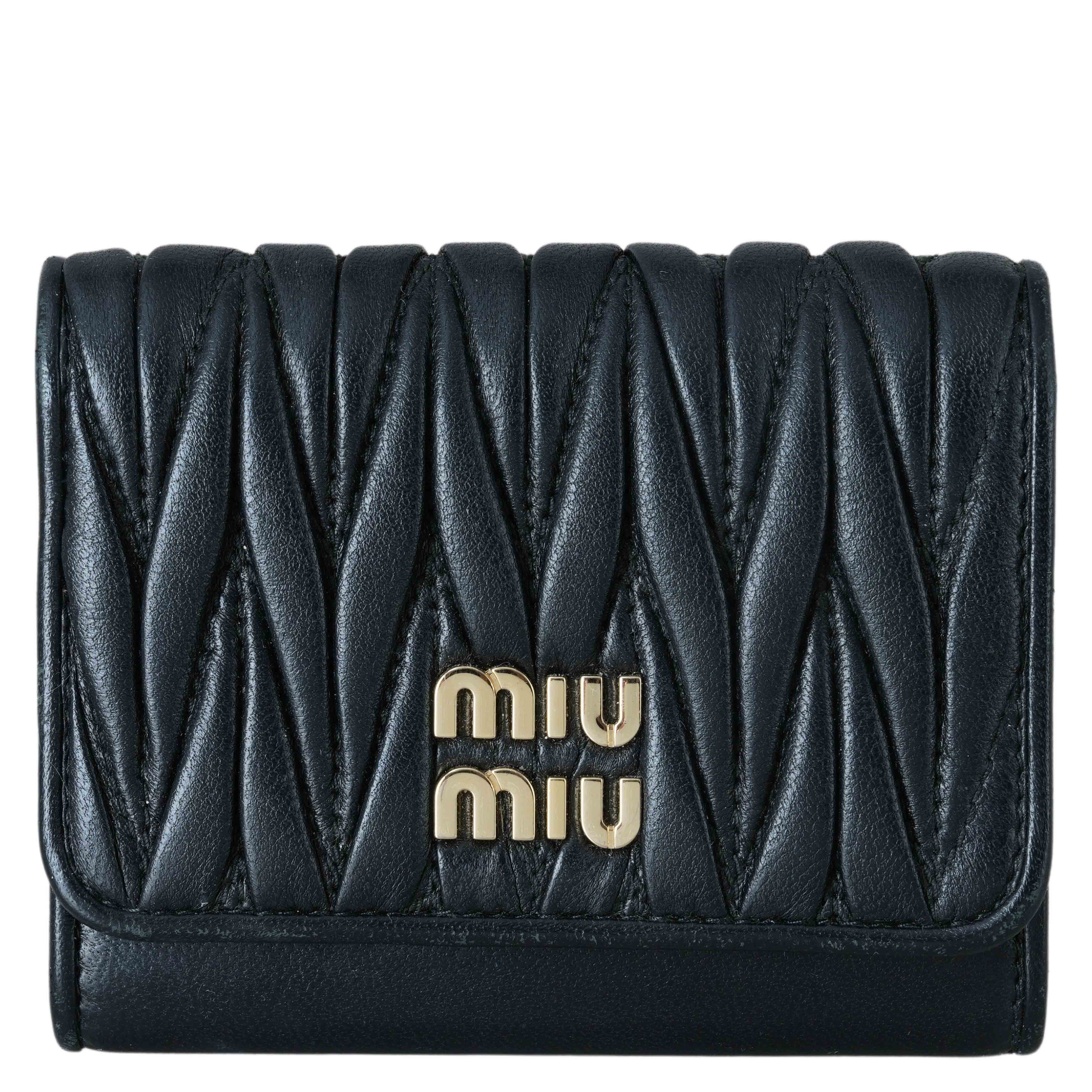 MIU MIU(USED)미우미우 5MC104 마테라쎄 카드지갑